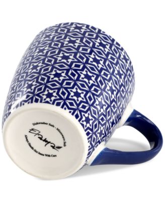 Stoneware Assorted Mugs, Set of 6