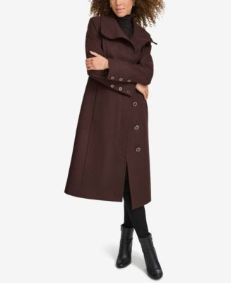 Kenneth Cole Women's Classic Wool Walker Coat - Macy's