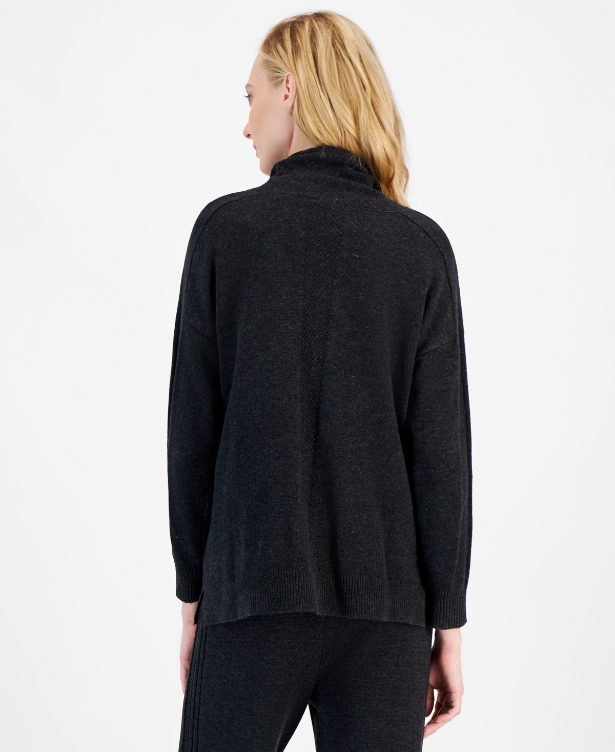 Anne Klein Women's Mock-Neck Pullover Knit Top