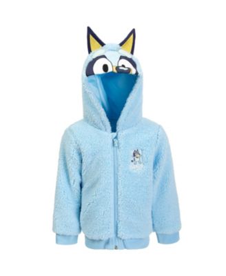 Boys Cozy Sherpa Zip Up Cosplay Hoodie to (2T - 10-12)