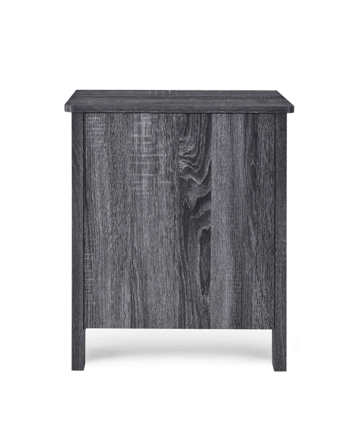 Slickblue Contemporary Nightstand with Faux Wood Design