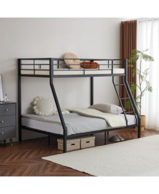 Twin Over Full Metal Bunk Bed – Sturdy Bunk for Kids, Teens, and Adults