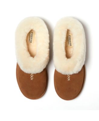 Women's Fireside by Adelaide Genuine Shearling Clog Slipper