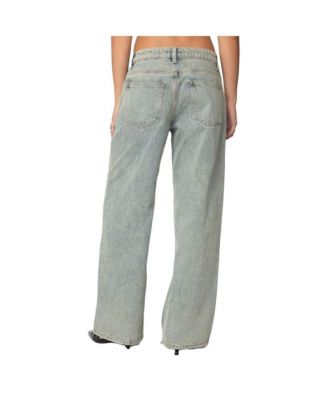 Women's 16 Vintage Acid Wash Jeans