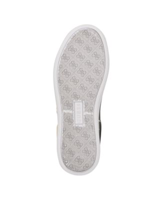 GUESS Women's Runia Embellished Lace-Up Sneakers - Macy's