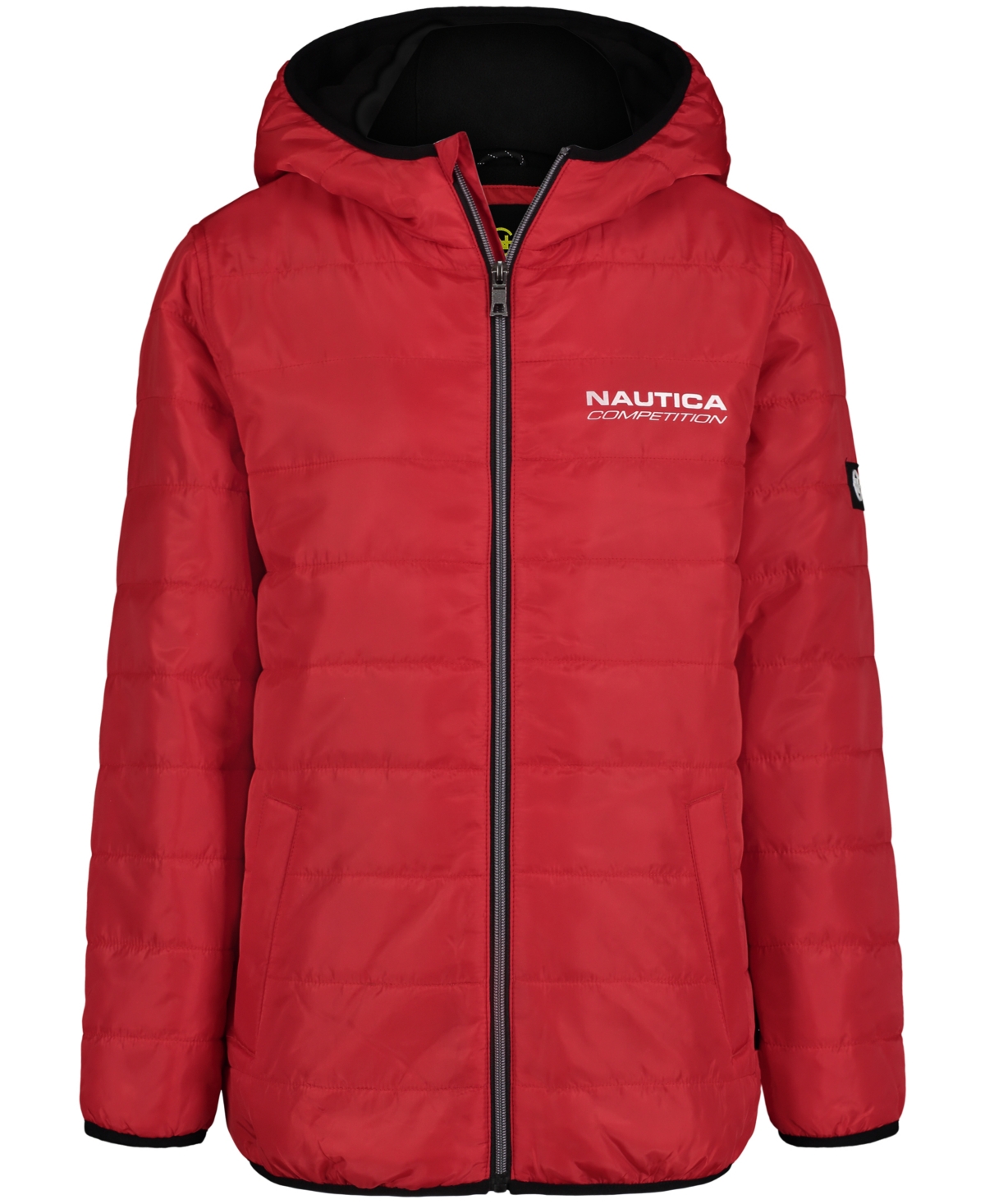Nautica Kids' Big Boys Packable Jacket In Bright Red