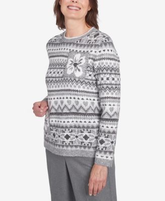 Women's Copenhagen Fair Isle Biadere Patch Sweater
