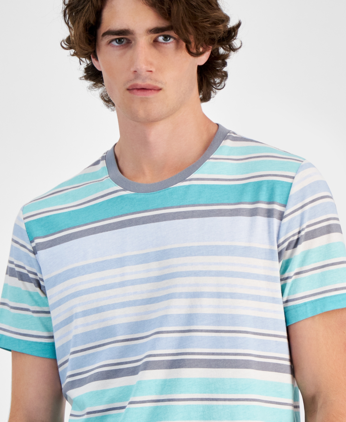 Sun + Stone Men's James Stripe T-Shirt, Exclusively at Macy's