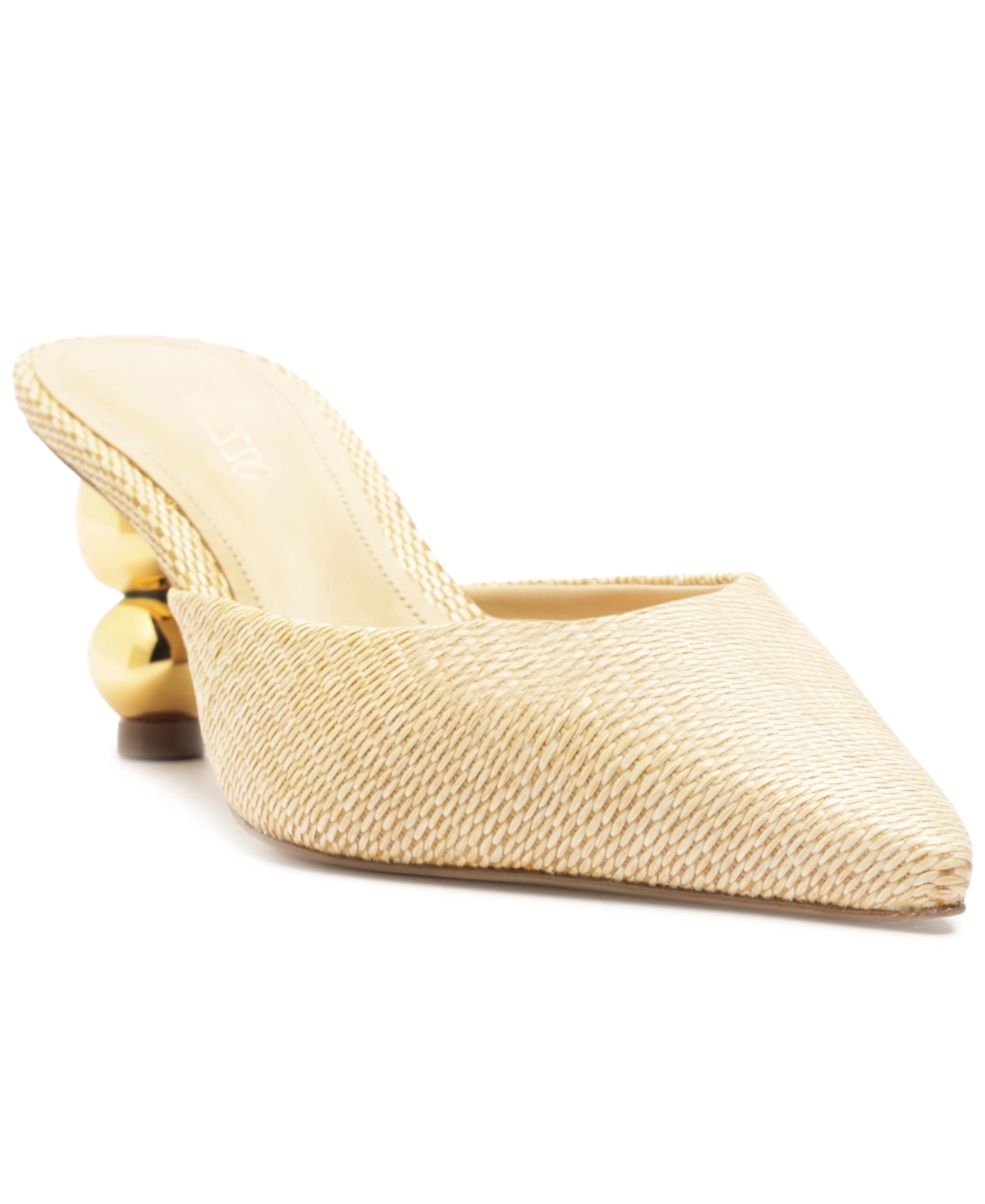 Arezzo Women's Blair Mid Stiletto Mules In Natural