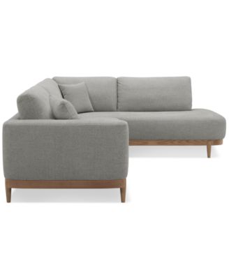 Jharli 2-Pc. Fabric Sectional Sofa, Created for Macy's
