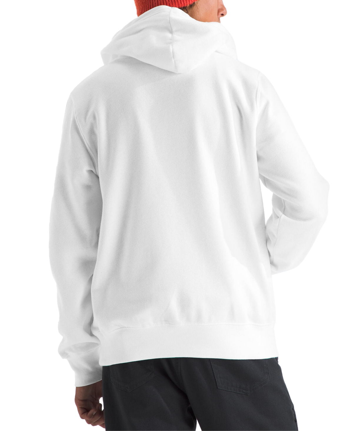 Shop The North Face Men's Half Dome Logo Hoodie In Tnf White,summit Gold