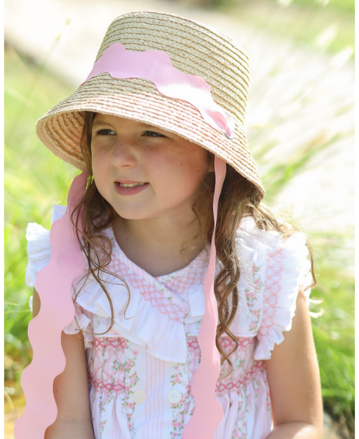 Bits & Bows Girls Harbor Hat -natural