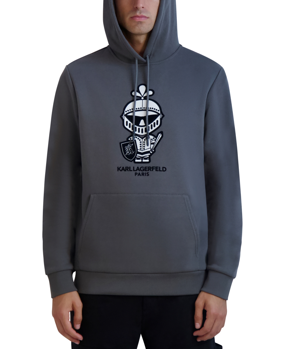 Karl Lagerfeld Paris Men's Armor Karl Graphic Hoodie