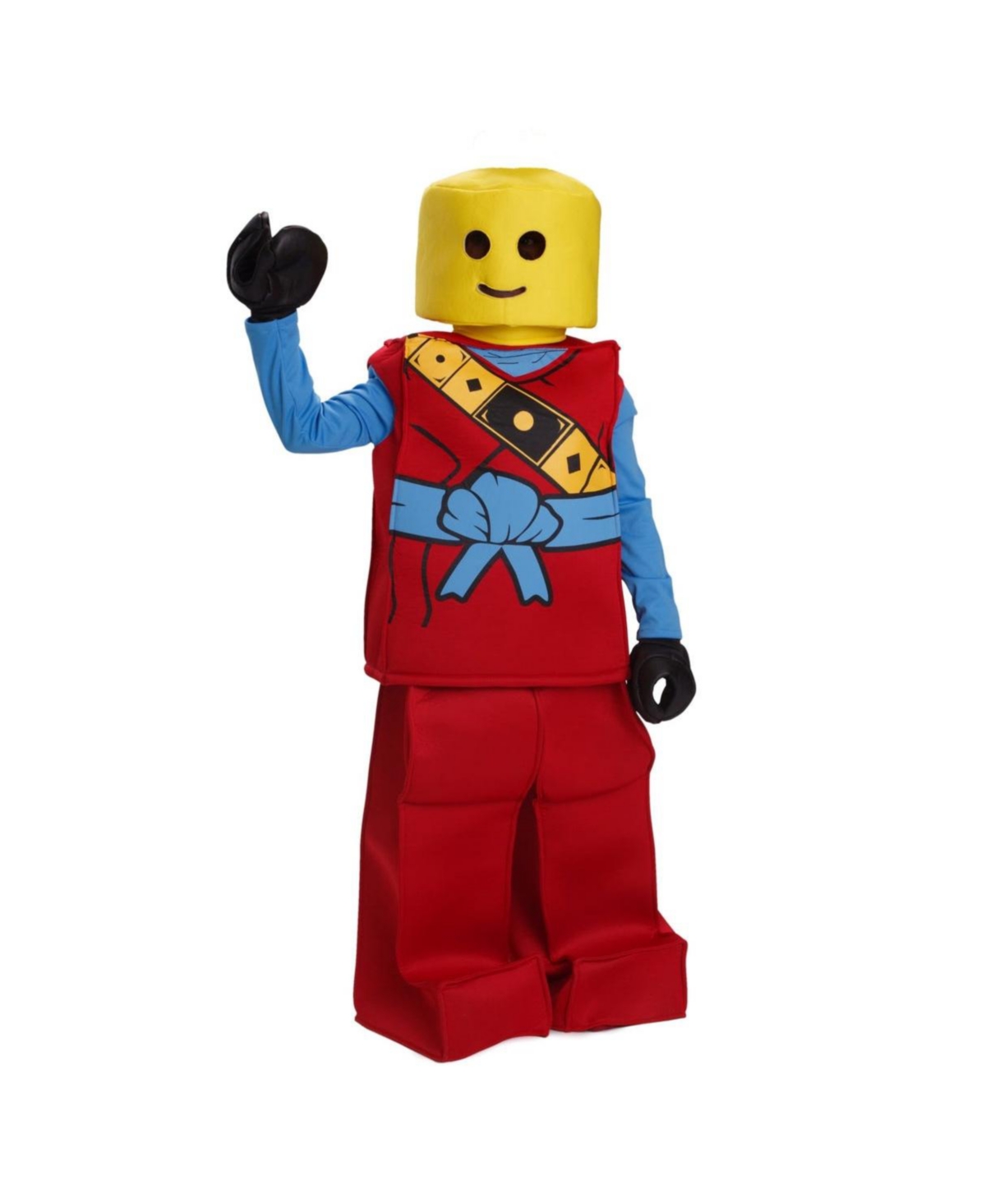 Dress Up America Toy Block Ninja Costume - Toddlers Boys & Girls - Red