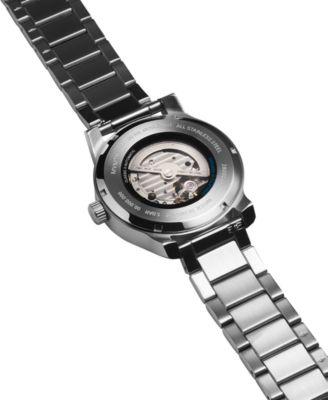 Men's Classic II Automatic Silver-Tone Stainless Steel Watch 42mm