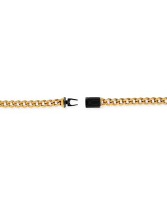 Gold-Tone Stainless Steel Classic Curb Chain 22" Necklace