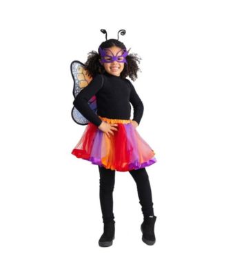 Kids Butterfly Mask, Wings & Tutu Costume Set