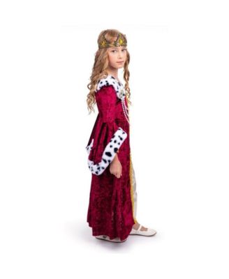 Toddler Regal Queen Gown & Crown Costume Set