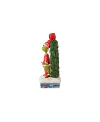 Grinch and Max in Wreath Figurine
