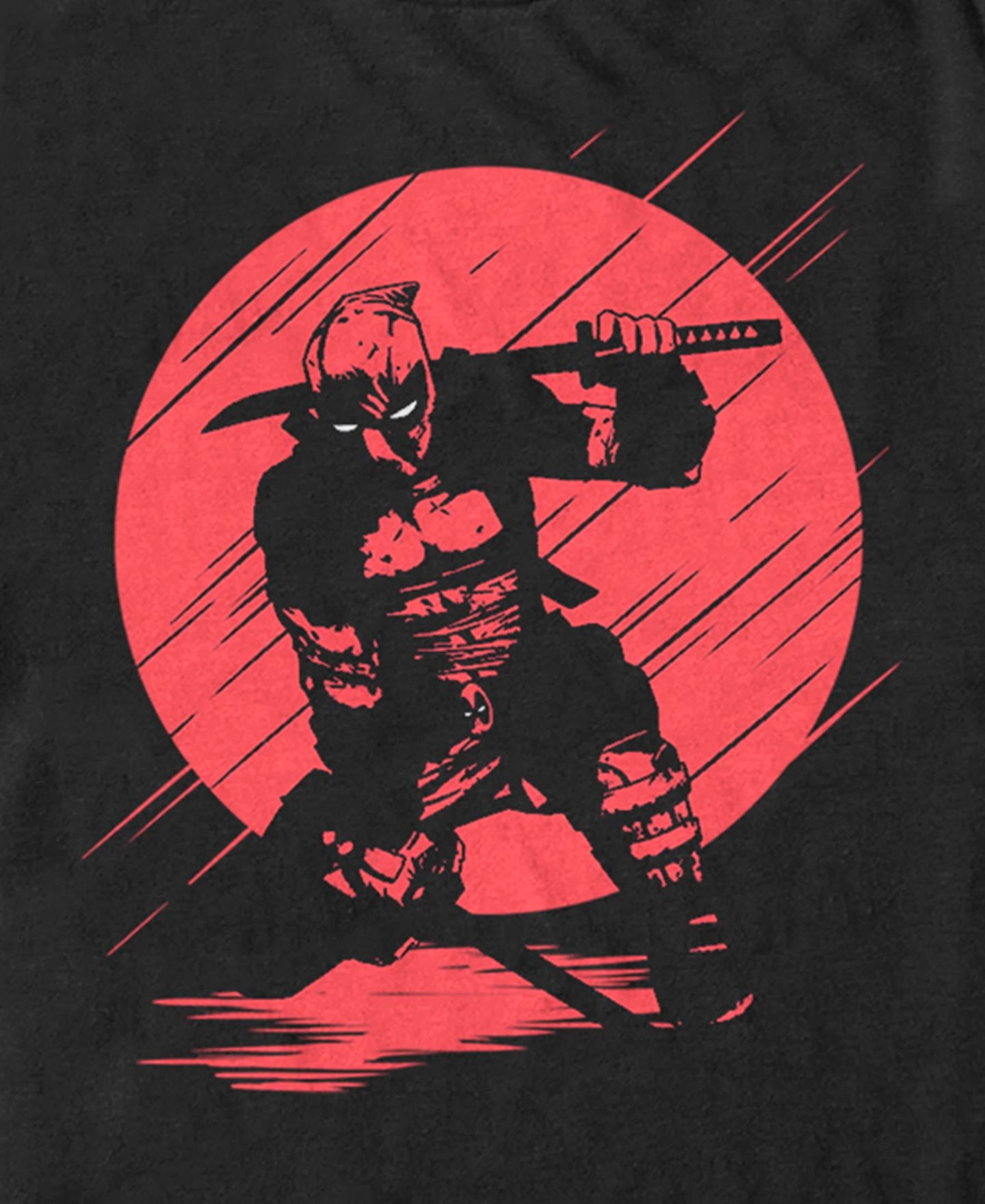 Мужская футболка Fifth Sun Silhouette Deadpool Short Sleeve, цвет: Чёрный — фото 3