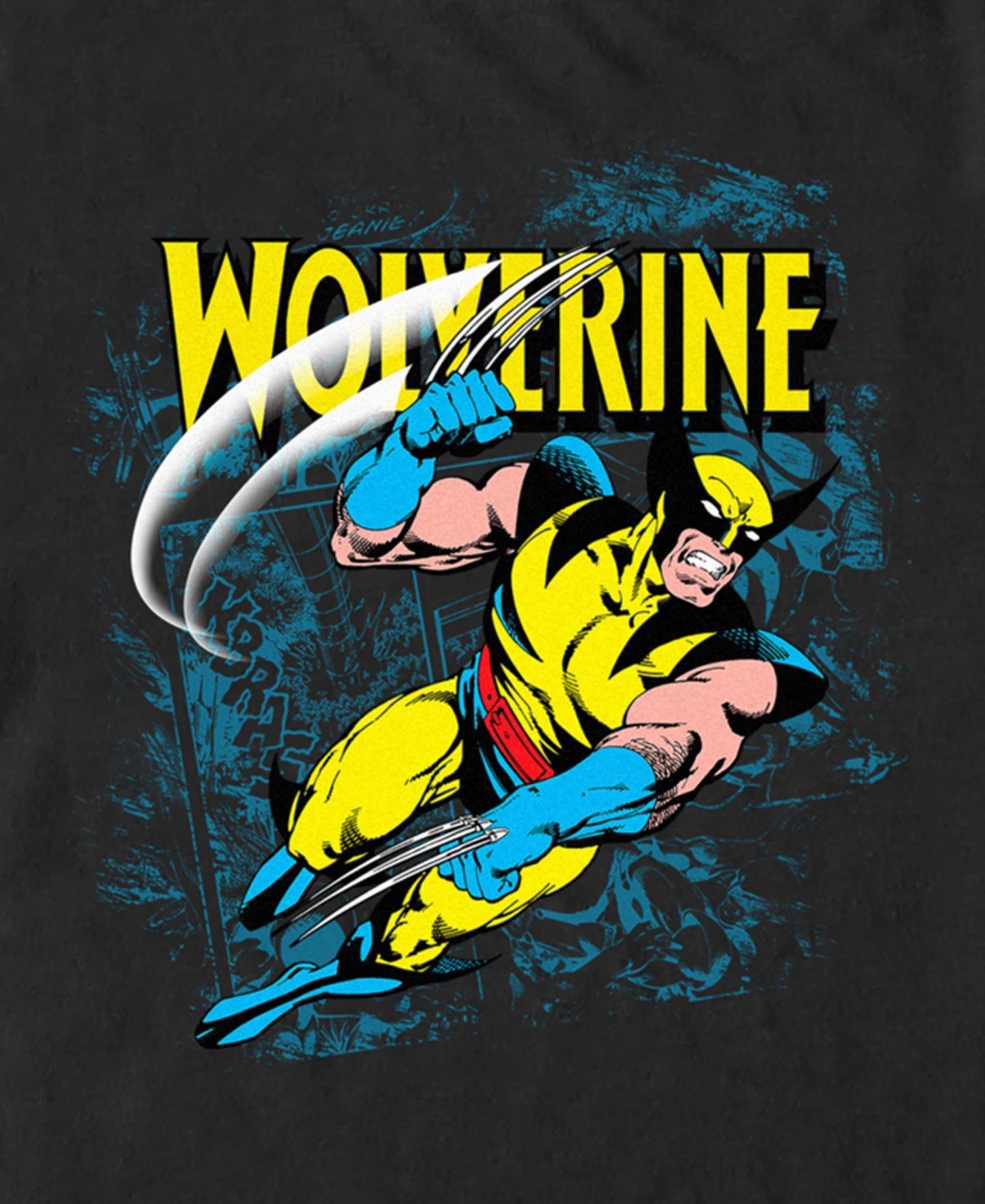 Мужская футболка Fifth Sun Comic Wolf Short Sleeve, цвет: Чёрный — фото 3