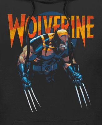 Men's Dark Wolverine Hoodie Fleece Pullover