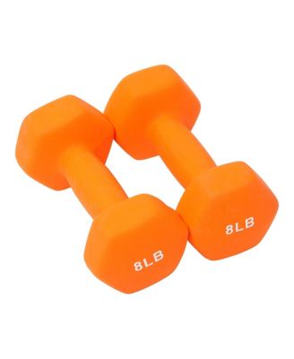 3, 5, and 8 Pound Neoprene Coated Dumbbell Set with Stand