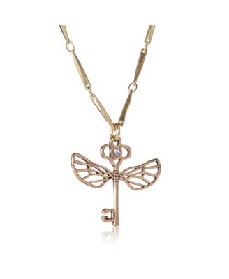 Flying Key Link Chain Necklace Pendant