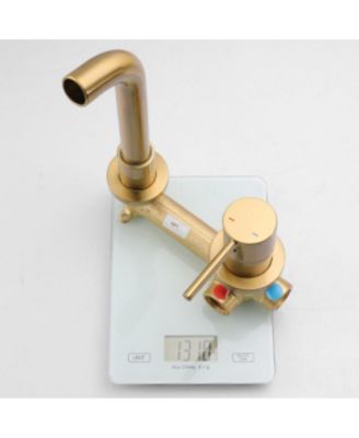 Wall Mount Faucet for Bathroom Sink or Bathtub Sleek and Space-Saving Design