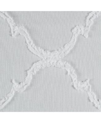 Premium 2-Panel Faux Linen Shimmer Textured Sheer Curtain Panels - for Windows Living Room Bedroom Office - Translucent Window Drapes for Home- 52 x 63 Inches Long - Taupe