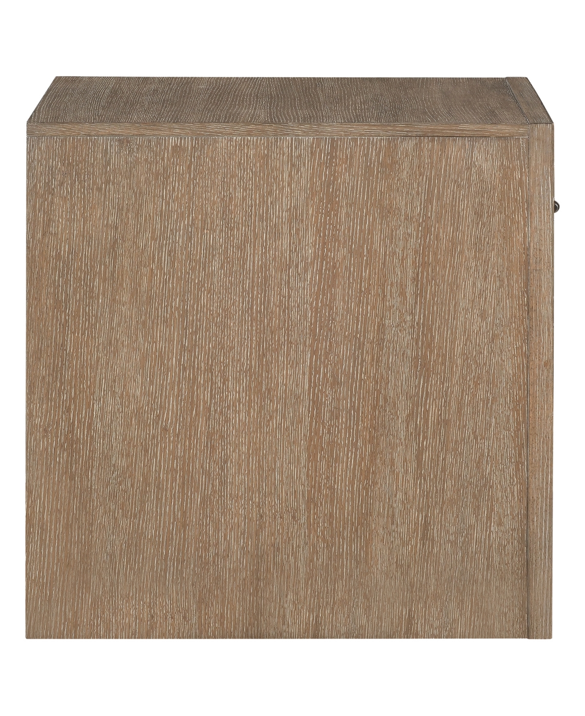Macy's Portmore 22" Wood End Table In Two-tone Brown Finish