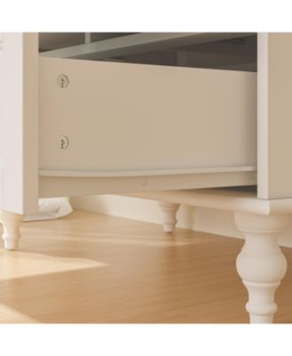 Wood 2-Door Armoire with Hanging Rod, 3-Drawer, Adjustable Shelves – Wardrobe Cabinet