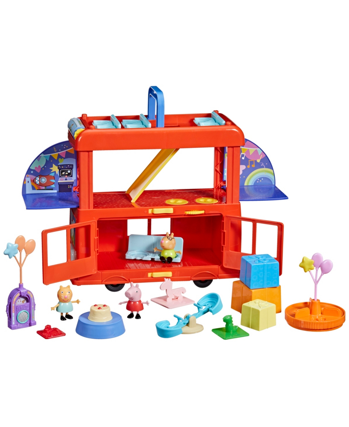 Peppa Pig Peppa's 2-in-1 Party Bus In No Color