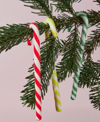 Polka Candy Cane Holiday Decor