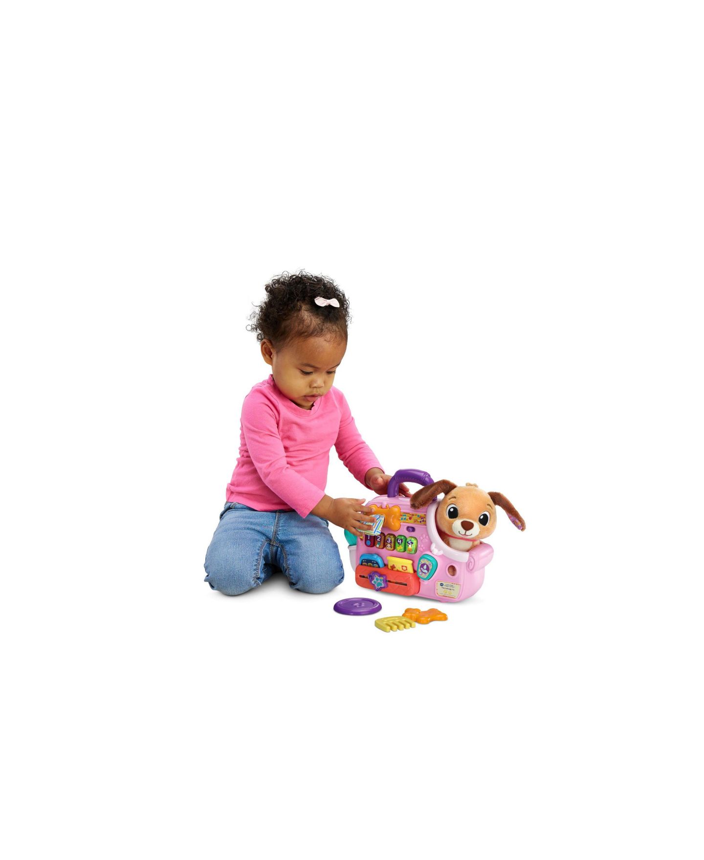 Детский игровой набор VTech Cutie Paws Interactive Learning Light-Up 5-Piece Playset, Ages 12-24 Months — фото 3