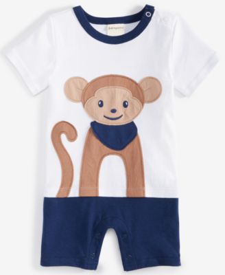 Baby Boys Monkey Sunsuit, Created for Macy's