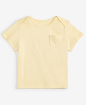 Baby Boys Short-Sleeve Solid Lap-Shoulder T-Shirt, Created for Macy's