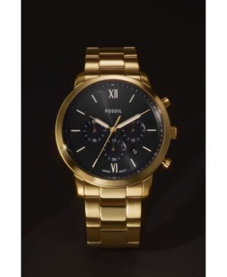 Men's Neutra Chronograph Gold-Tone Stainless Steel Watch, 44mm