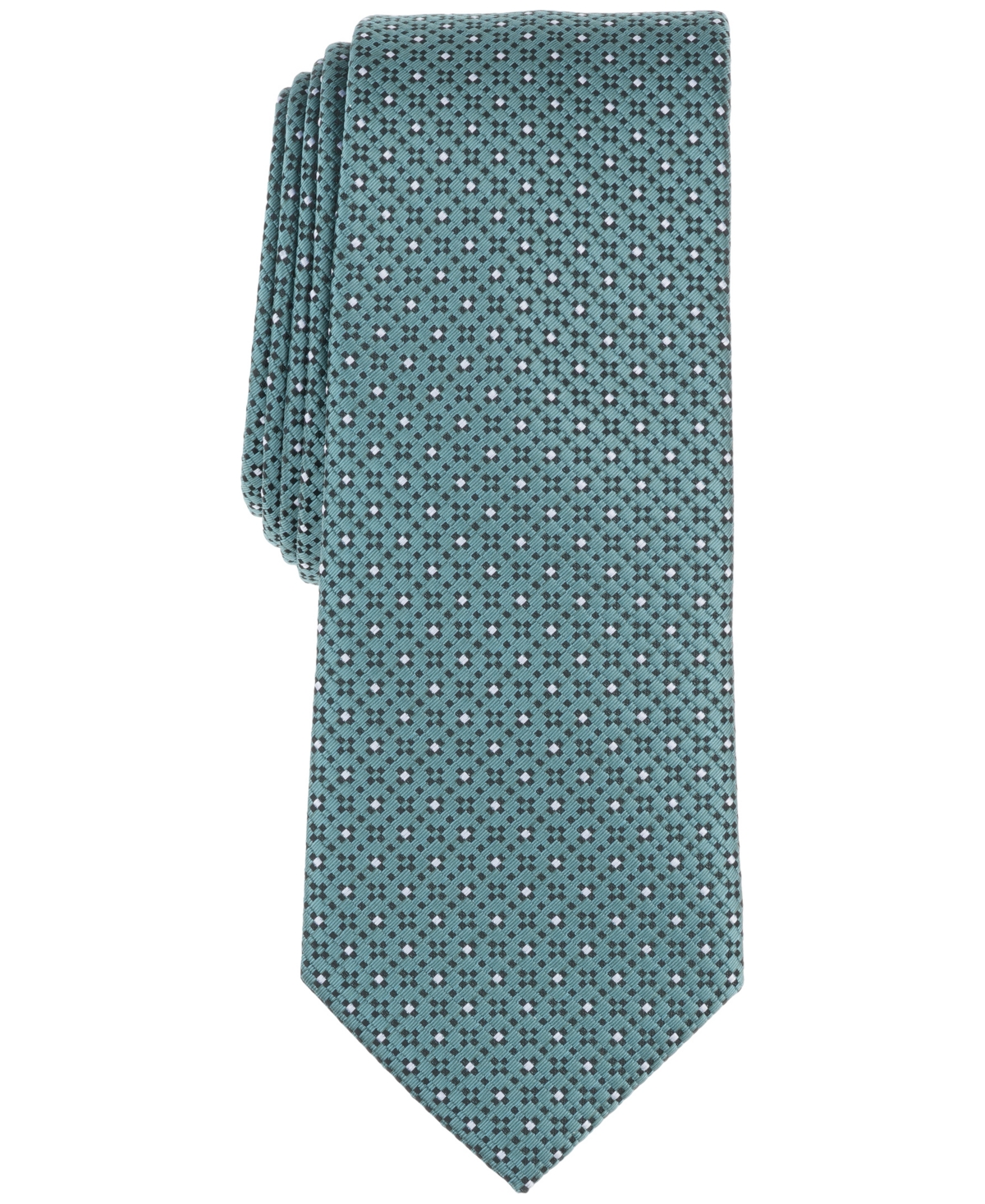 Men's Medallion Tie, Created for Macy's - Teal