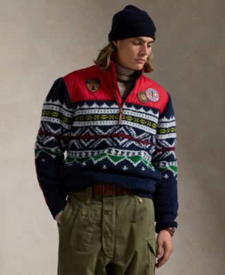 Polo Ralph Lauren - Men's Pile Fleece Hybrid Pullover