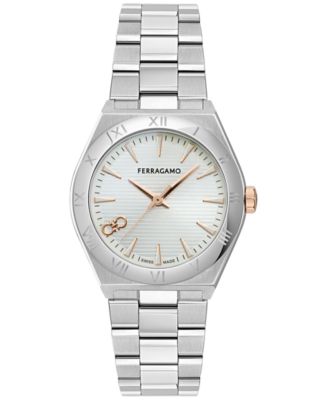 Ferragamo - Women's Swiss Vega Stainless Steel Bracelet Watch 35mm