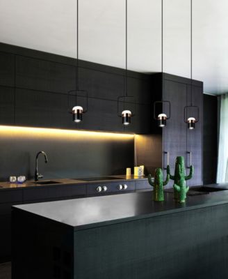 13" Metal Moxie LED Down Mini Pendant