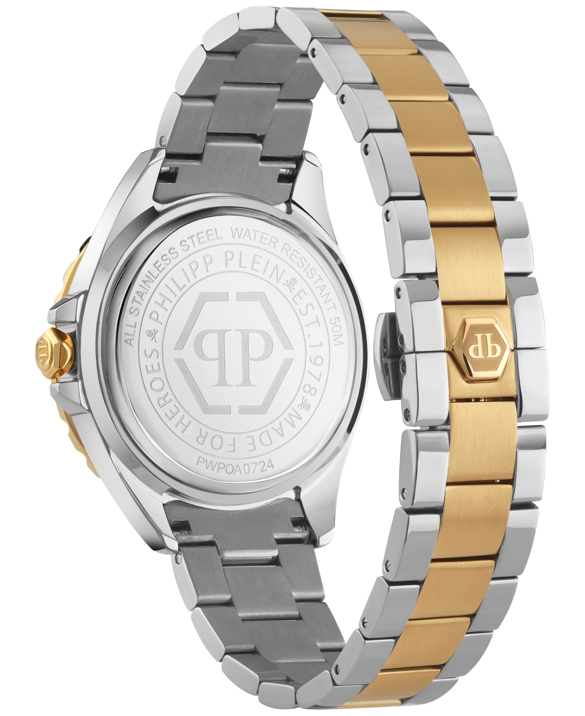 Philipp Plein Plein Heaven Crystal Watch In Two Tone