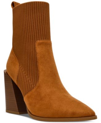 Wild Pair Trinityy Pointed-Toe Pull-On Knit Dress Booties, Created