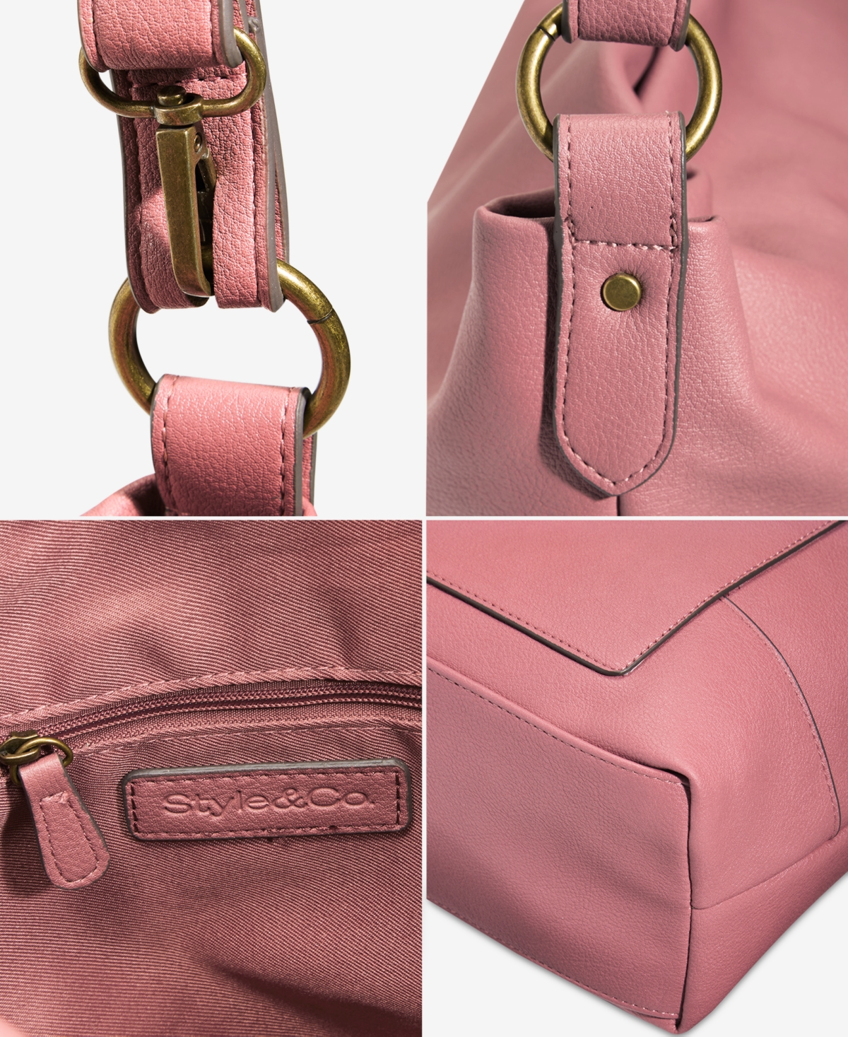 STYLE & CO HUDSONN HOBO BAG, CREATED FOR MACY'S 