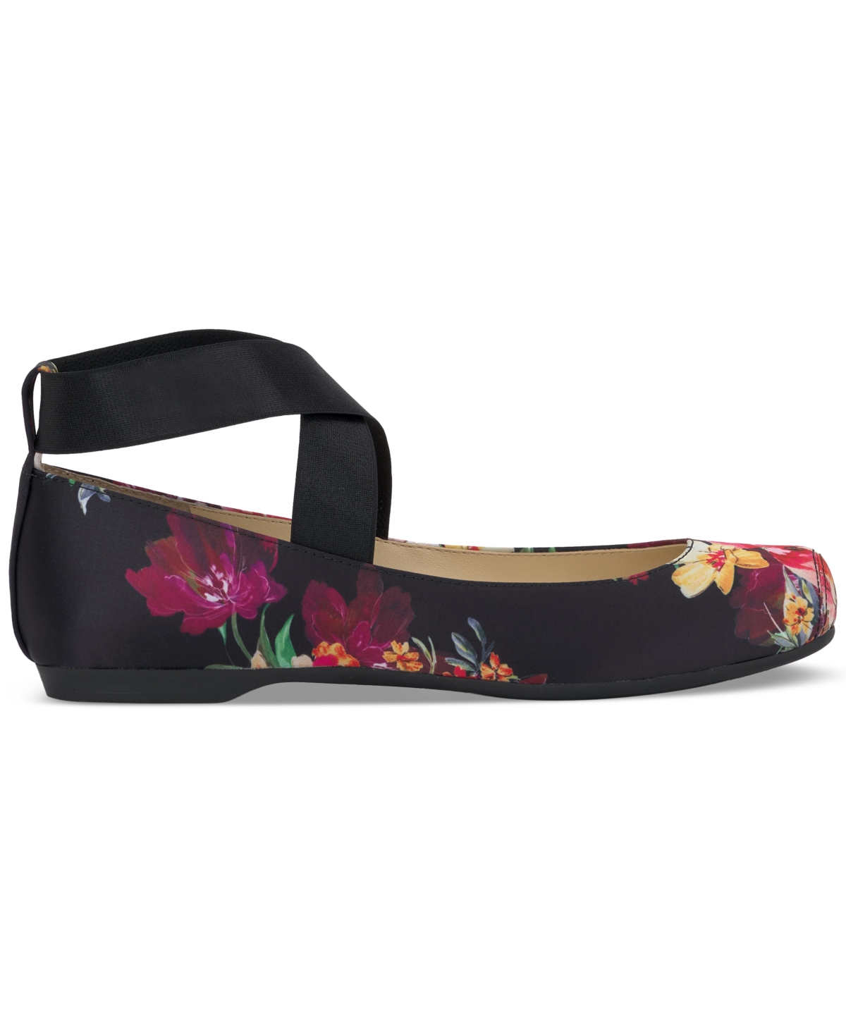 Jessica Simpson Women's Mandalaye Elastic Criss-Cross Ankle Strap Ballet Flats