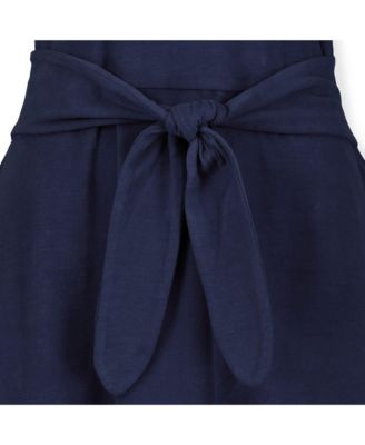 Women's Organic Cotton Tie-Waist Knit Dress