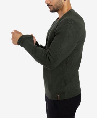 Men's Ribbed Crew Neck Sweater