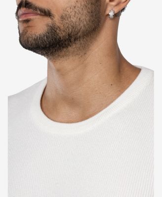 Men's Ribbed Crew Neck Sweater