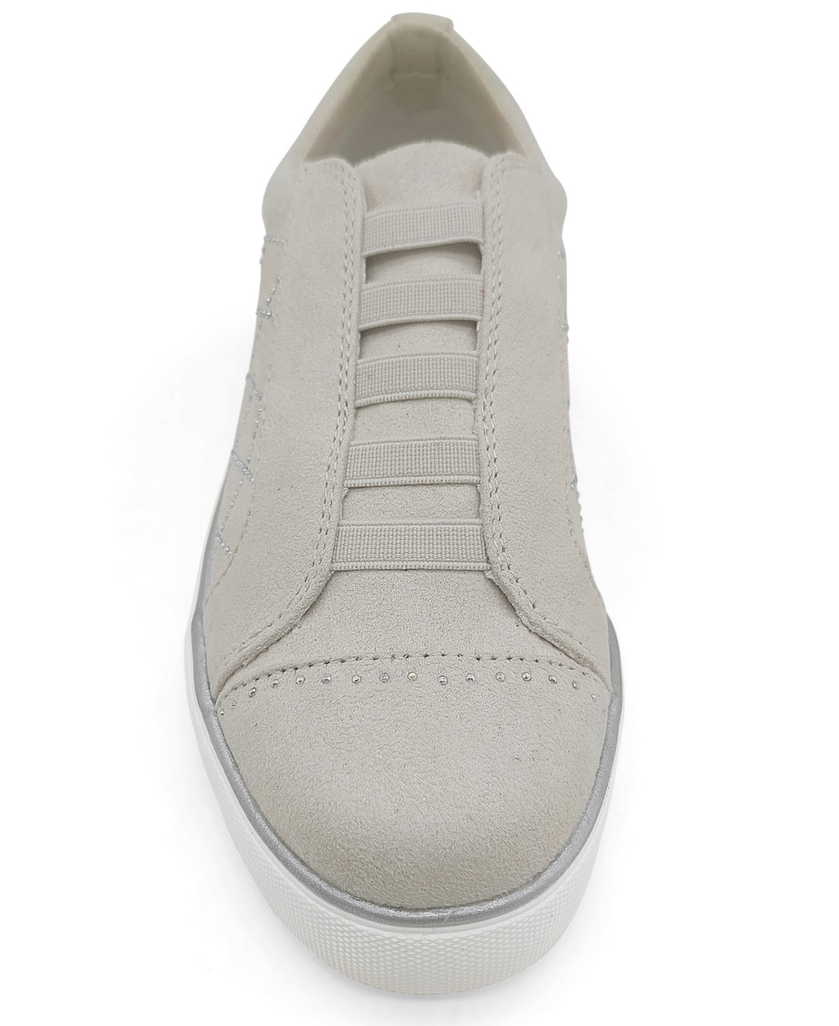 Kenneth Cole Reaction Women's Bonnie Quilt Slip On Sneakers In Porcelain